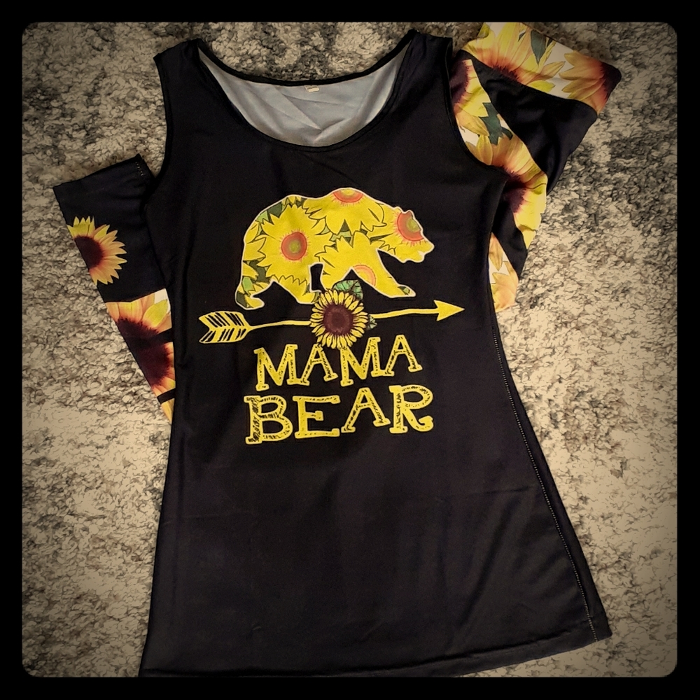 Sunflower Mama Bear Outfit